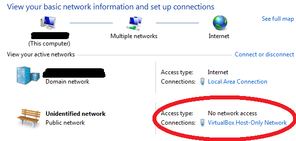 Unidentified Network Windows Vista Local Only Connection